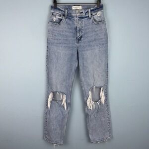 Abercrombie & Fitch Curve Love 90's‎ Straight Ultra High Rise Women's Size 27/4S